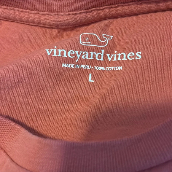 Vineyard Vines Scottsdale men’s coral short sleeve pocket t-shirt size large - Picture 8 of 9
